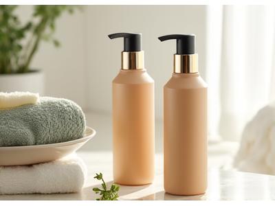 シャンプーとコンディショナーのボトル